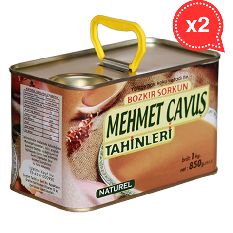 Mehmet Çavuş Kepekli Bozkır Tahini Teneke Kutu Net 850 gr.